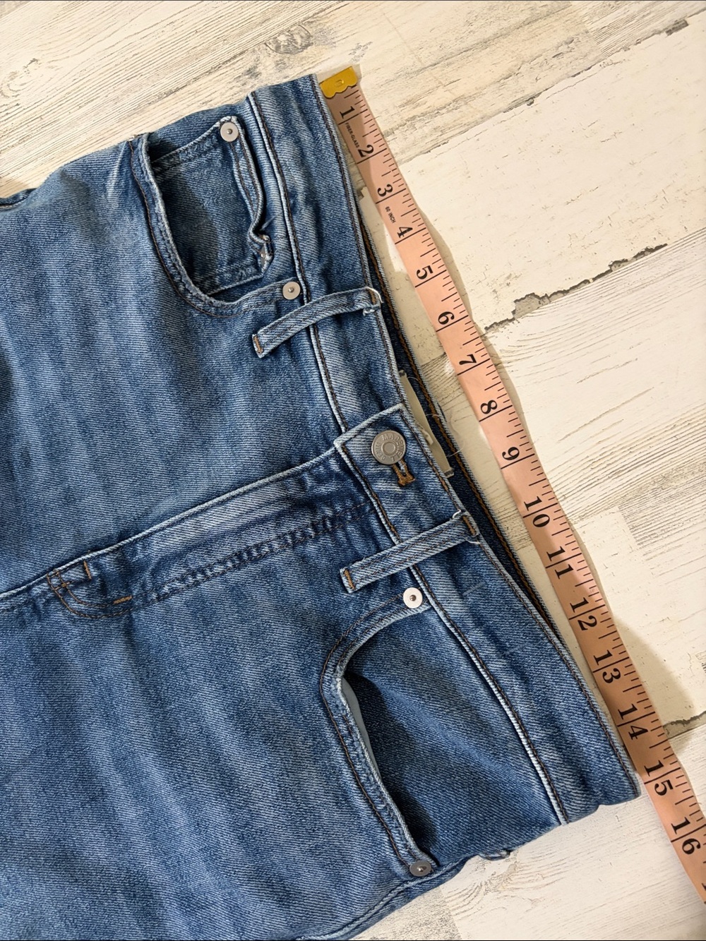 Madewell Slim Wide Leg Crop Jeans Size 28 - Picture 10 of 15